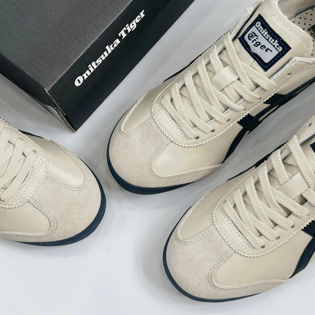 Giày sneaker _Onit.suka Tiger Mexico66 Birch/India ink Latte -Full box
