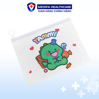 [HB Gift] Túi Đựng Đồ Dùng Khóa Kéo Zip Tiện Dụng Kích Thước 21*17cm, MEDIFA