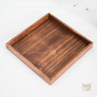 Khay gỗ vuông đựng đồ đa năng