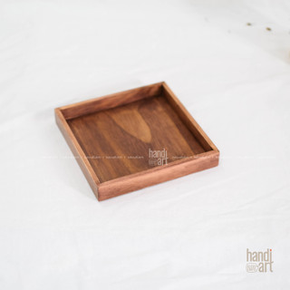 Khay gỗ vuông đựng đồ đa năng