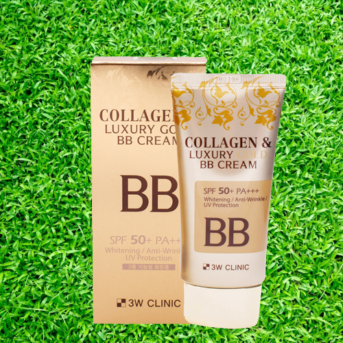 Kem nền 3in1 3W Clinic Collagen & Luxury Gold BB Cream 50ml