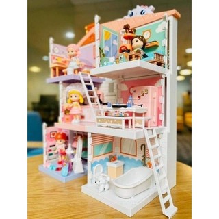 Nhà Búp Bê Cao Cấp Little World [HÀNG LOẠI 1 - HỘP TIẾNG ANH]