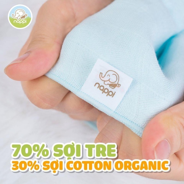 Khăn sữa sợi tre cao cấp cho bé NP Boona