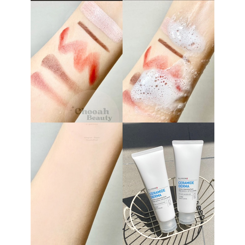 Sữa rửa mặt siêu lành tính, nhẹ dịu, an toàn ILLIYOON Ceramide Derma 120g