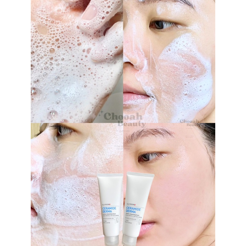 Sữa rửa mặt siêu lành tính, nhẹ dịu, an toàn ILLIYOON Ceramide Derma 120g