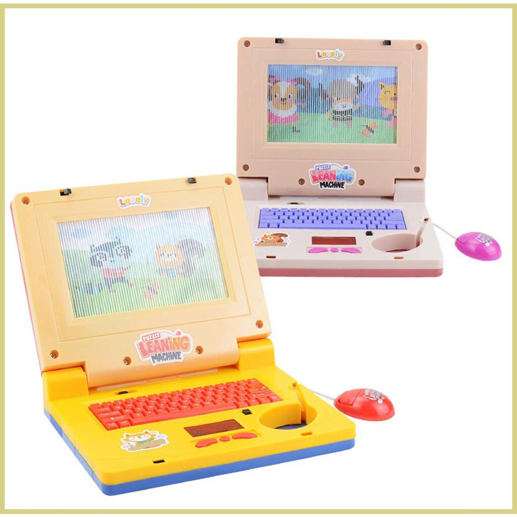 Đồ chơi máy tính, laptop có phát nhạc và đèn cho bé chơi vui