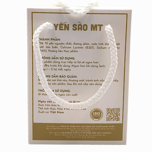 Yến chưng nhân sâm Minh Thiện Hộp 4 hũ