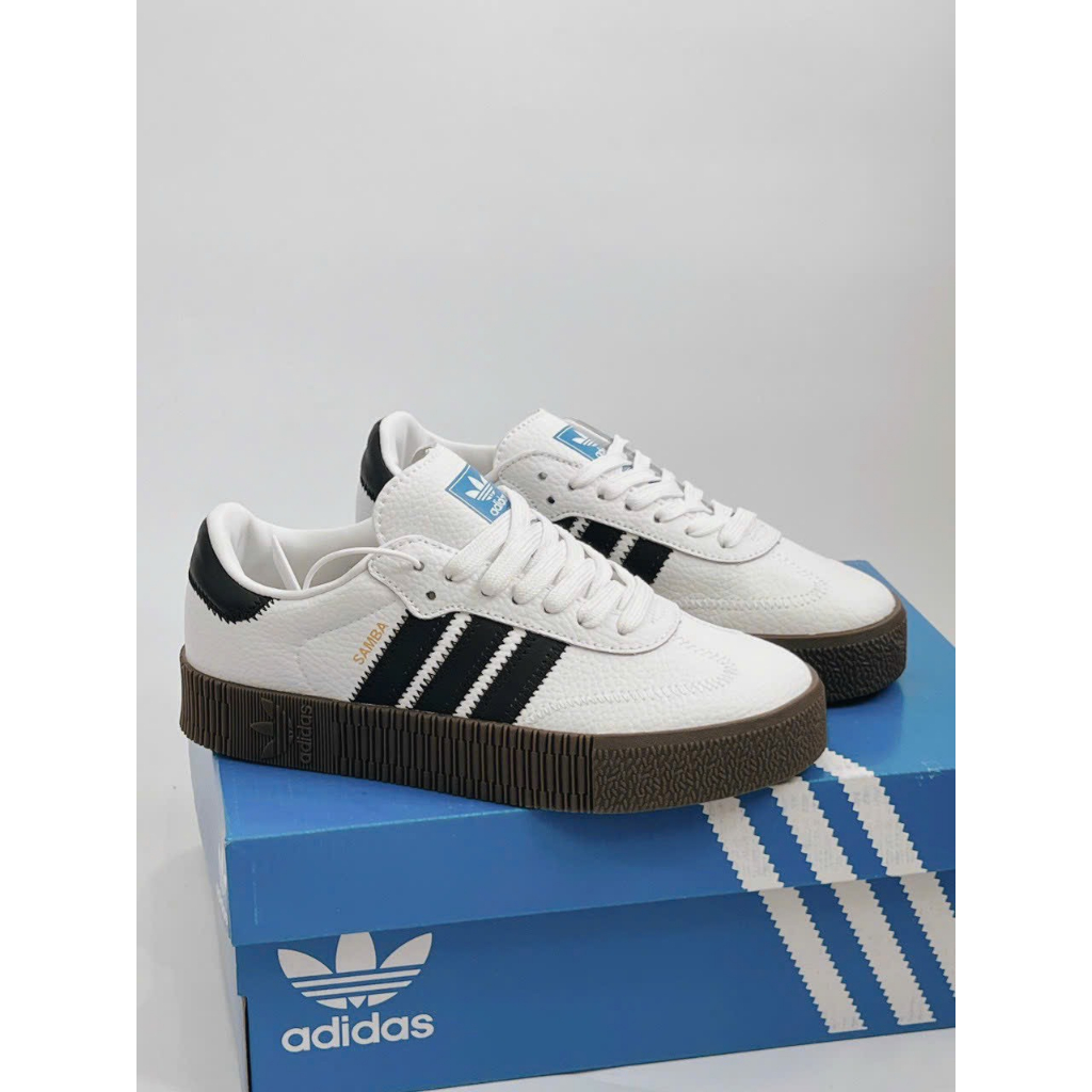 Giày sneaker Adi.das  Samba ĐẾ CAO rose ‘Cloud White’ -Full box