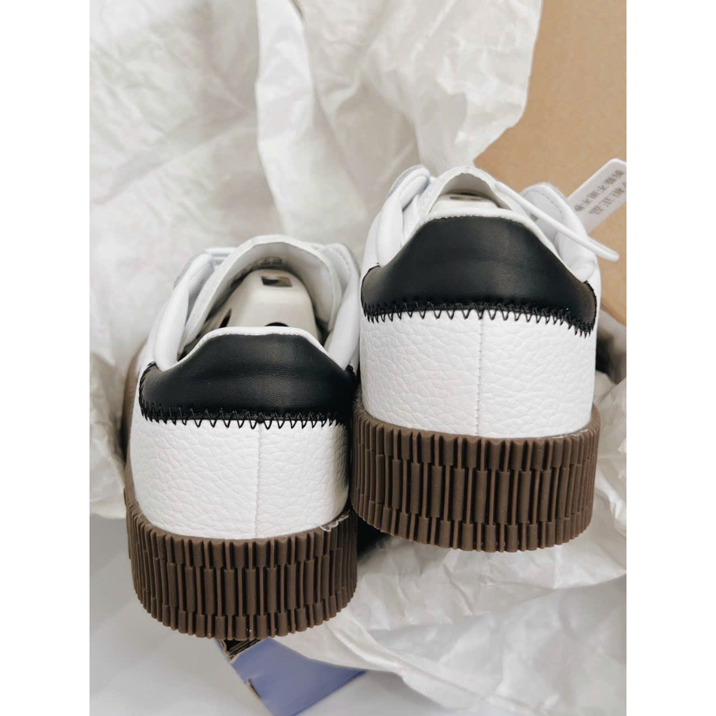 Giày sneaker Adi.das  Samba ĐẾ CAO rose ‘Cloud White’ -Full box