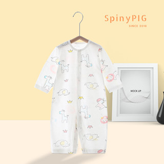 Bodysuit cho bé gái bé trai sơ sinh 0-2 tuổi body dài tay cho bé ngủ điều hòa cotton lỗ thoáng khí mùa hè thu