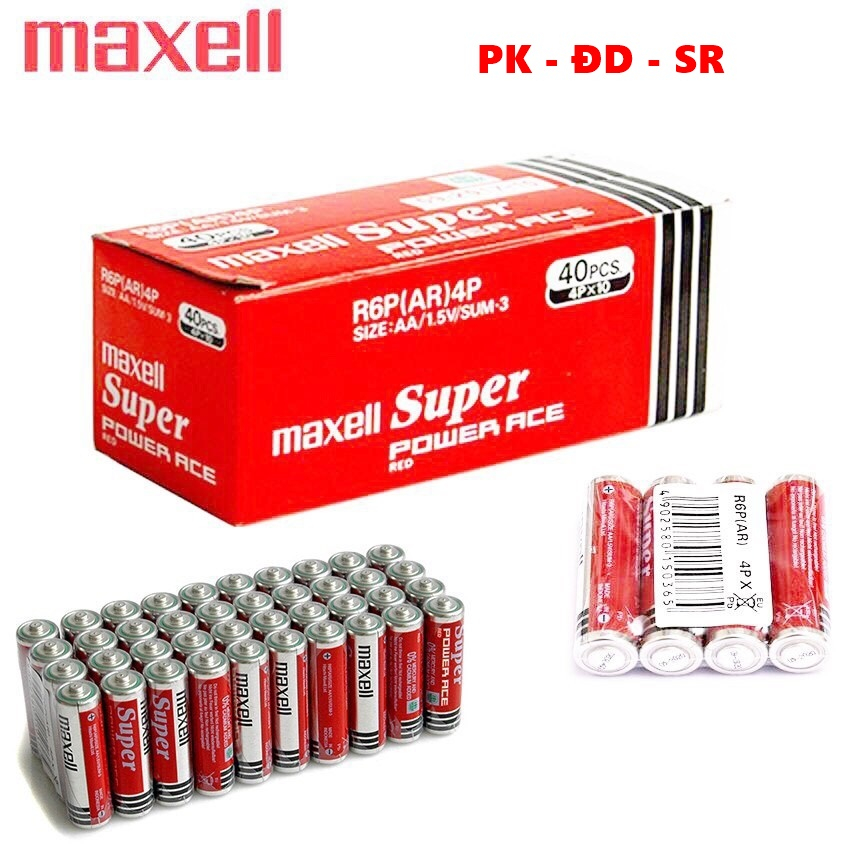 Pin Tiểu Maxell Chính Hãng - Pin AA 2A Tuổi Thọ Pin Lâu Dài Hàng Chất Lượng Cao - 1 Viên - Siêu Rẻ