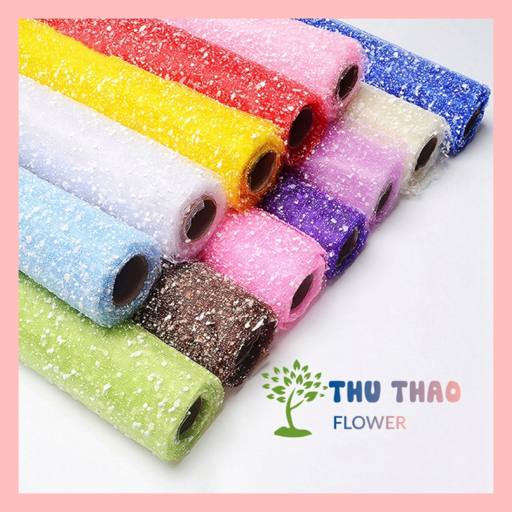 Lưới Tuyết gói hoa  gói quà handmade, hàng loại 1