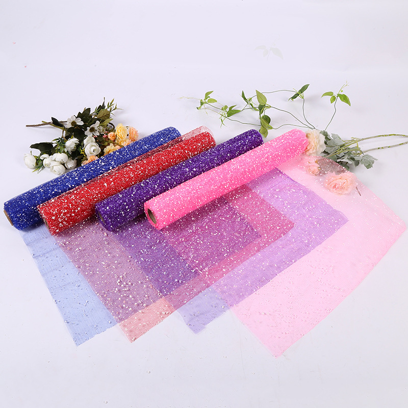 Lưới Tuyết gói hoa  gói quà handmade, hàng loại 1