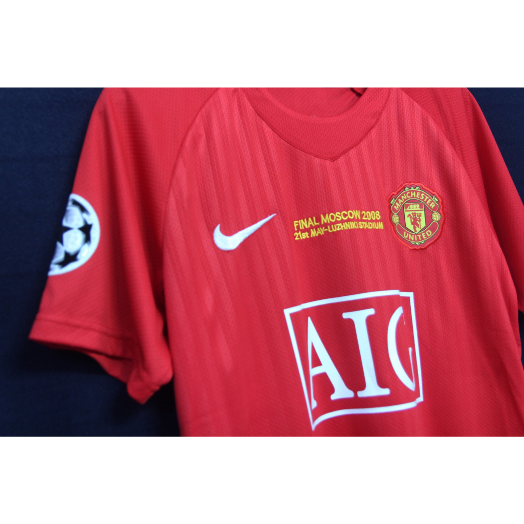 Bộ MU AIG 2008 RONALDO - MẪU MỚI NHẤT 2023/24