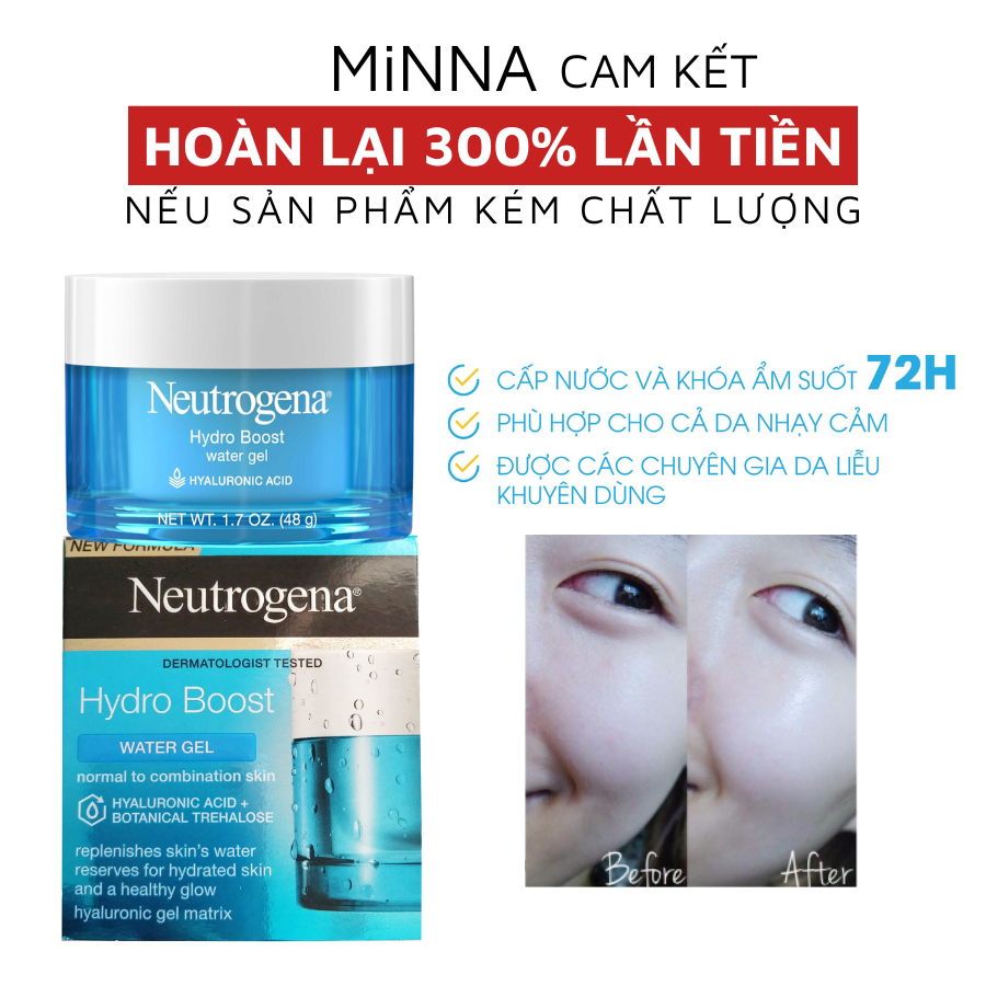 Kem dưỡng Neutrogena Water Gel - Gel Cream -Water-gel (da dầu)