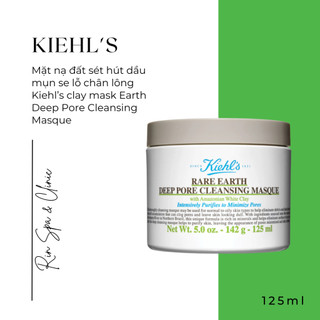 [BILL US] Mặt nạ đất sét hút dầu mụn se lỗ chân lông Kiehl’s clay mask Earth Deep Pore Cleansing Masque 125ml