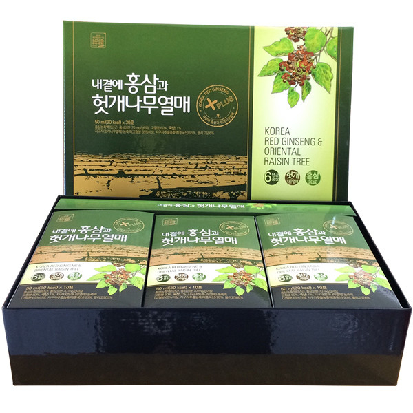 Nước Bổ Gan Hồng Sâm Daedong Korea Ginseng Hộp 30 Gói Giúp Mát Gan Giải Nhiệt Giảm OOxxy Hóa