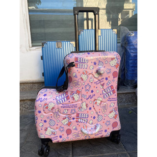 Vali kéo vịt vàng Y.Duck, ô tô đỏ và Kitty Hồng sz 22 inch,bé bé có thể ngồi được. Khách chọn màu ib riêng cho shop nhé