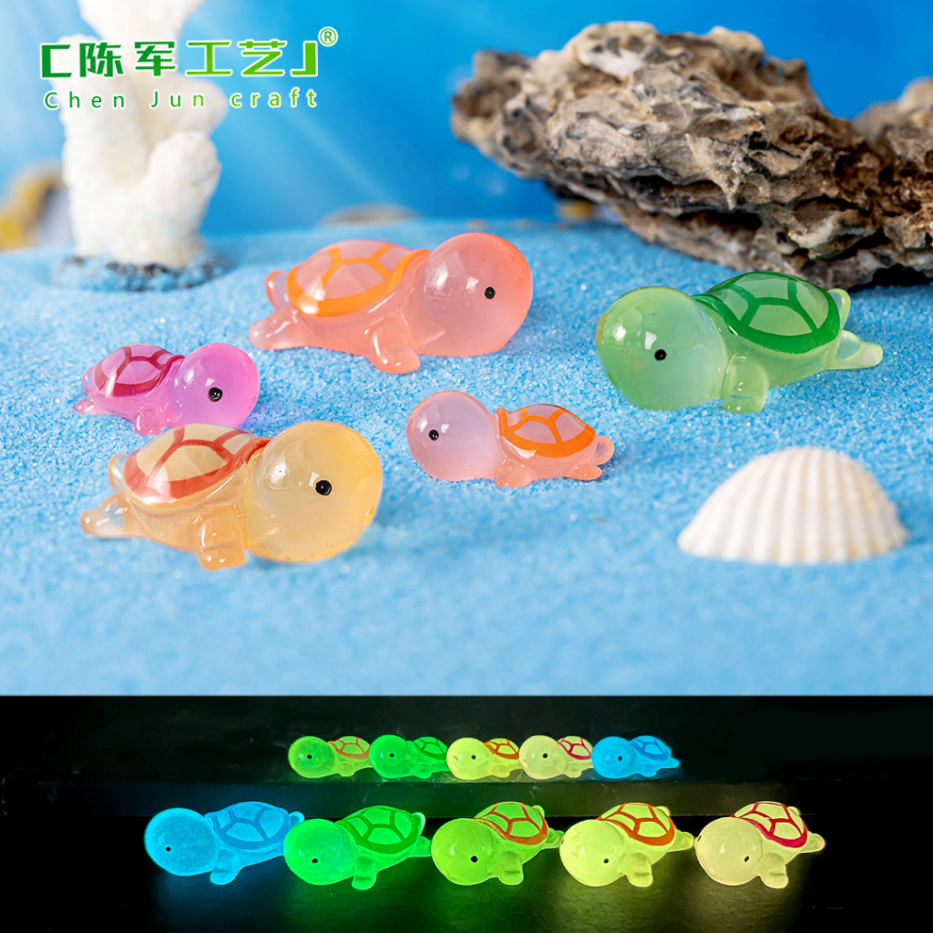 Con Rùa Phát Sáng Dạ Quang - Trang Trí Tiểu Cảnh Bể Cá
