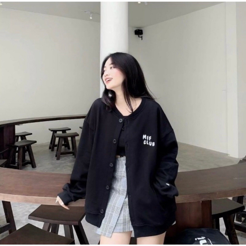 Áo Khoác Cardigan Nam Nữ Unisex Chất Liệu Thun Nỉ Gài Nút Chống Nắng Giữ Nhiệt Phong Cách Hàn Quốc