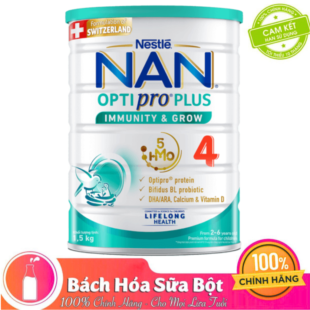 Sữa Bột Nestlé NAN OPTIPRO 4 HMO (1.5kg)