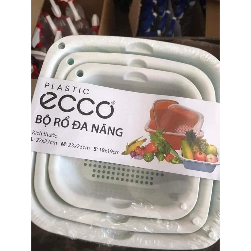 SET 6 BỘ RỔ KÈM CHẬU ECCO