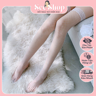 Tất lưới sexy phối đồ cosplay gợi cảm cá tính