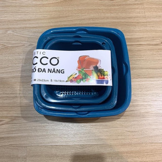 SET 6 BỘ RỔ KÈM CHẬU ECCO