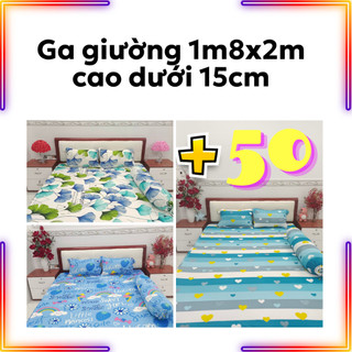 Ga giường thun lạnh 1m8x2m ga nệm
