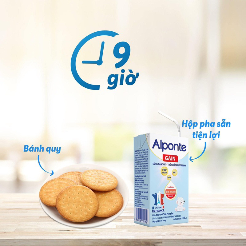 Sữa bột pha sẵn Alponte Gain 180ml/1 hộp