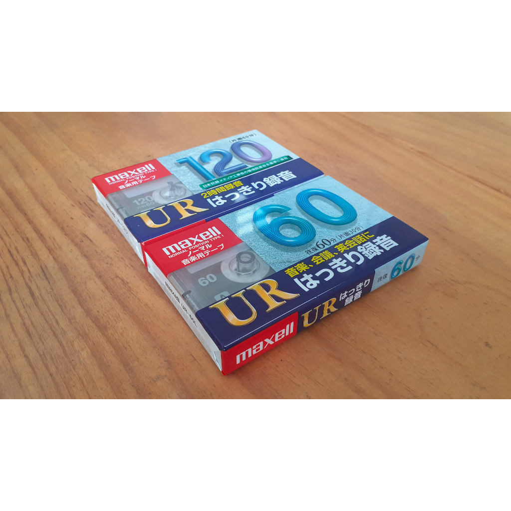 Băng Cassette MAXELL 60, 90,120 - Hàng mới nguyên seal Nhật Bản