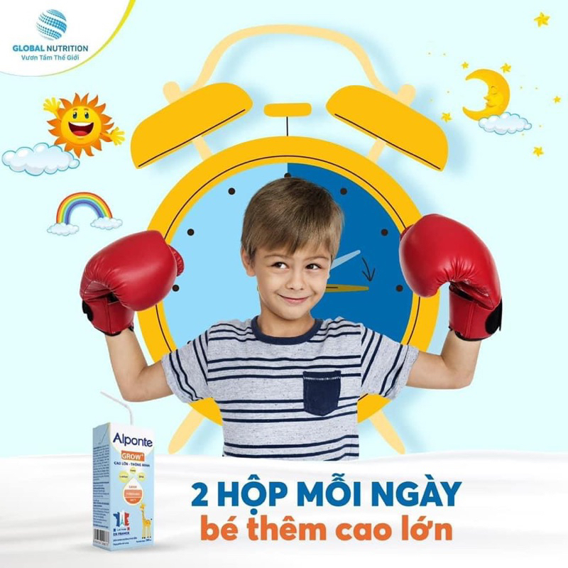 Sữa bột pha sẵn Alponte Grow+