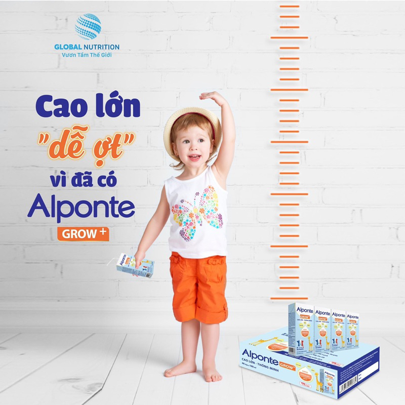 Sữa bột pha sẵn Alponte Grow+