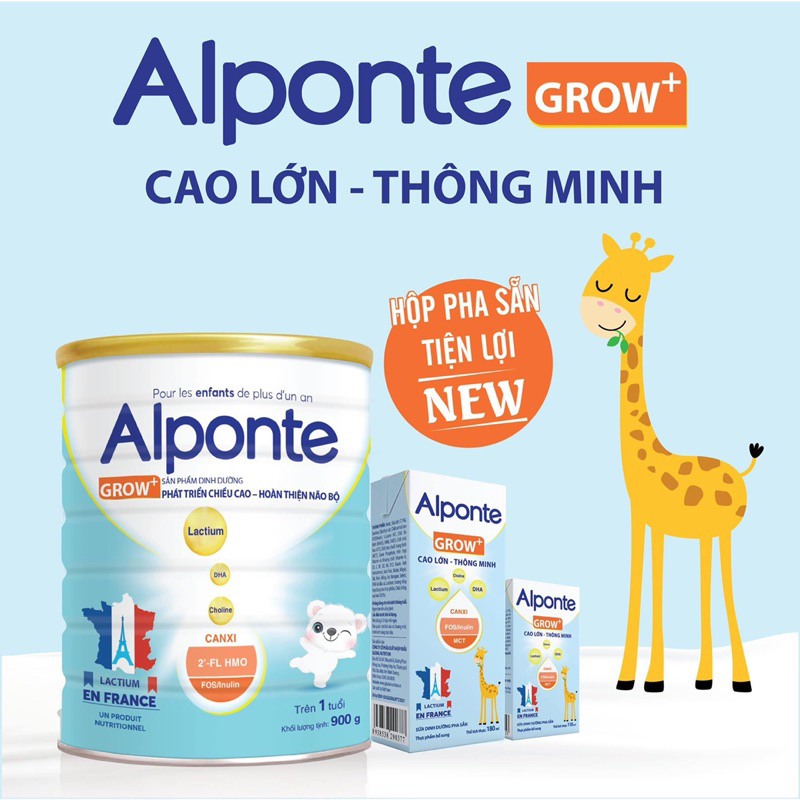 Sữa bột pha sẵn Alponte Grow+