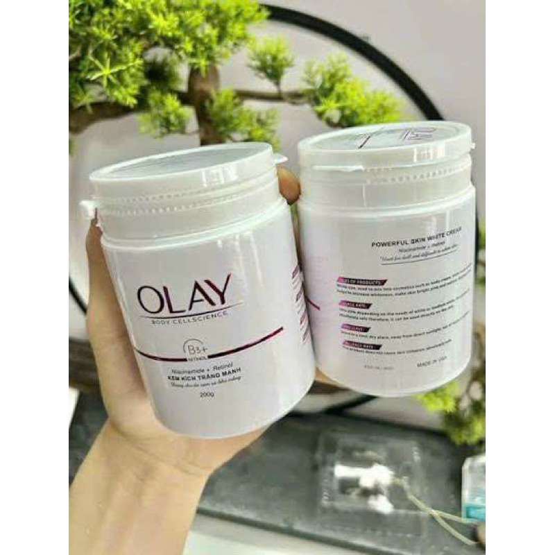 Kem kích trắng mạnh Olay dành cho da ngâm đen chai lì, khó trắng