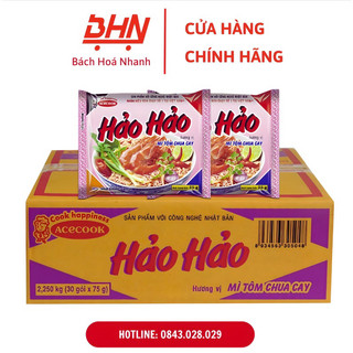 Thùng mì Hảo Hảo chua cay 75gr