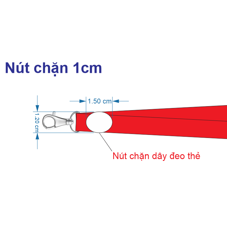 Nút chặn dây đeo thẻ, Nút rút ngắn dây đeo thẻ nhân viên
