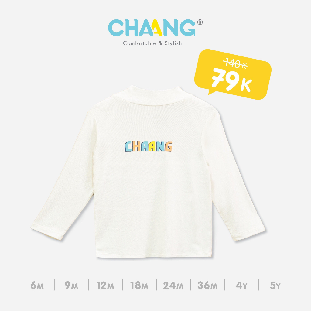 Áo giữ nhiệt Chaang cho bé trai bé gái co dãn mềm mịn 2