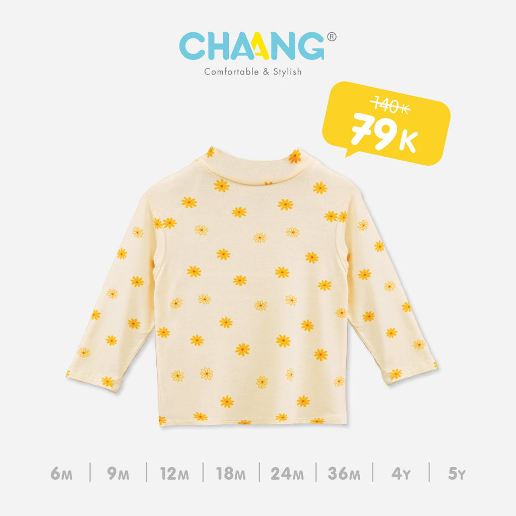 Áo giữ nhiệt Chaang cho bé trai bé gái co dãn mềm mịn 2