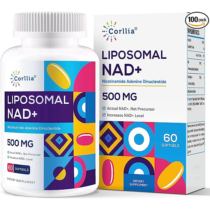 Viên Uống Chống Lão Hóa, Sửa Chữa Tế Bào Dạng Active Nicotinamide Mononucleotide Corllia NMN Liposomal NAD+ 500mg 60v