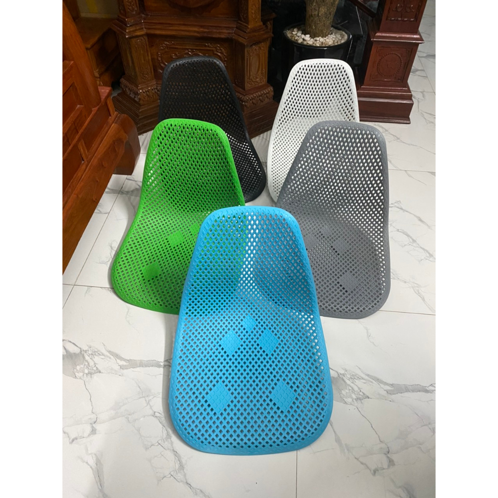 Mặt Ghế Nhựa Lưới Eames, Mặt Ghế Băng Chờ Thoáng Mát Dùng Cho Sân vận Động, Quán Cafe, Nhà Hàng
