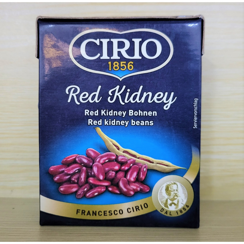 CIRIO (hộp giấy 380g) ĐẬU ĐỎ Ý ĐÓNG HỘP Red Kidney Beans