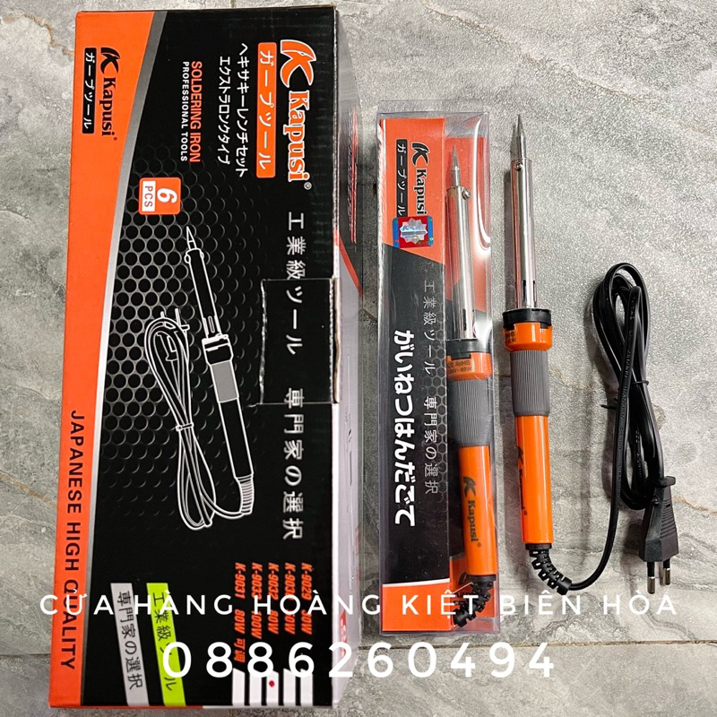 Mỏ Hàn Thiếc/ Mỏ Hàn Chì KAPUSI 80W