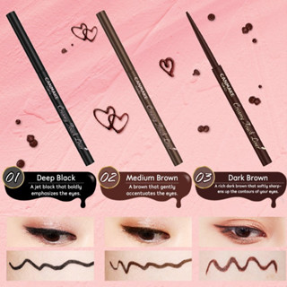  Chì kẻ mắt Canmake Creamy Touch Liner Nhật Bản Gel bút kẻ mắt Canmake 