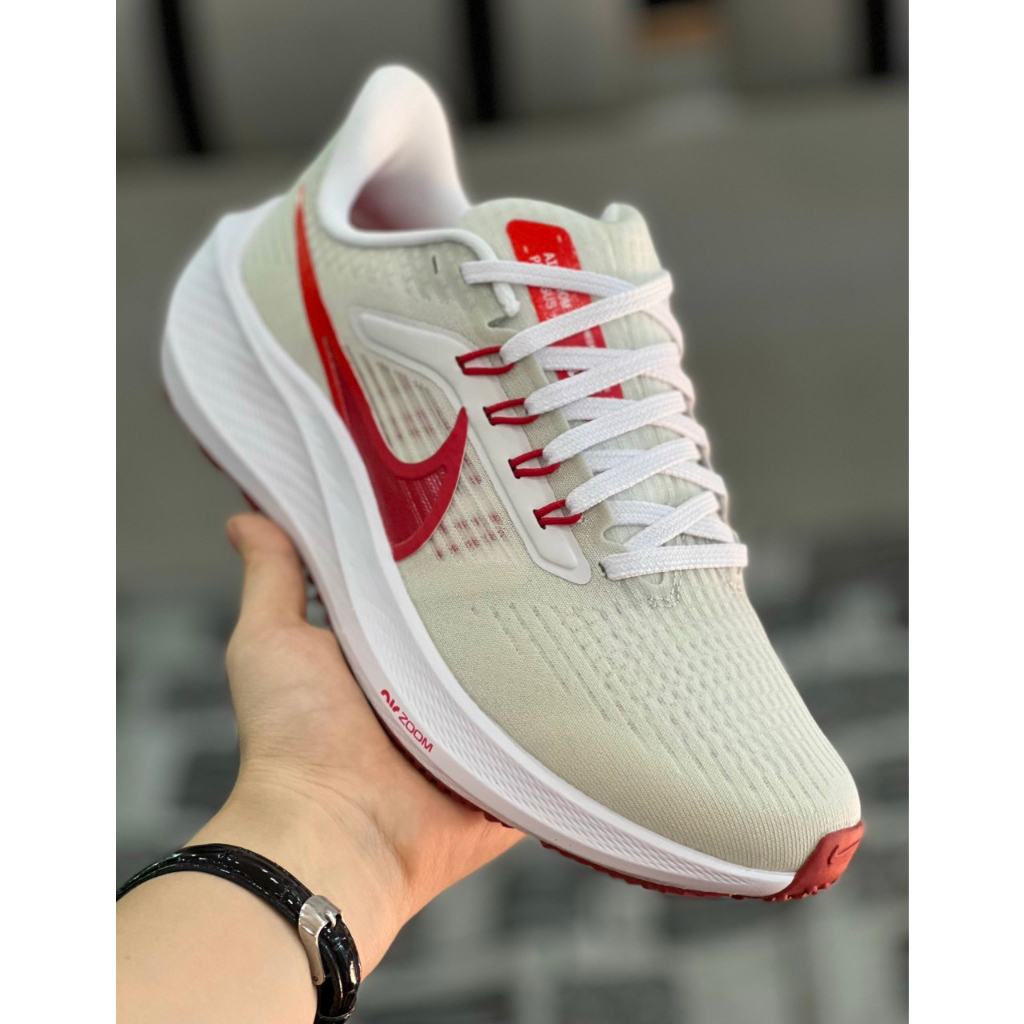 Giày Thể Thao Nike Pegasus 39 Nam/Nữ  Màu Trắng/đỏ