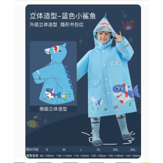 áo mưa trẻ em hình dễ thương