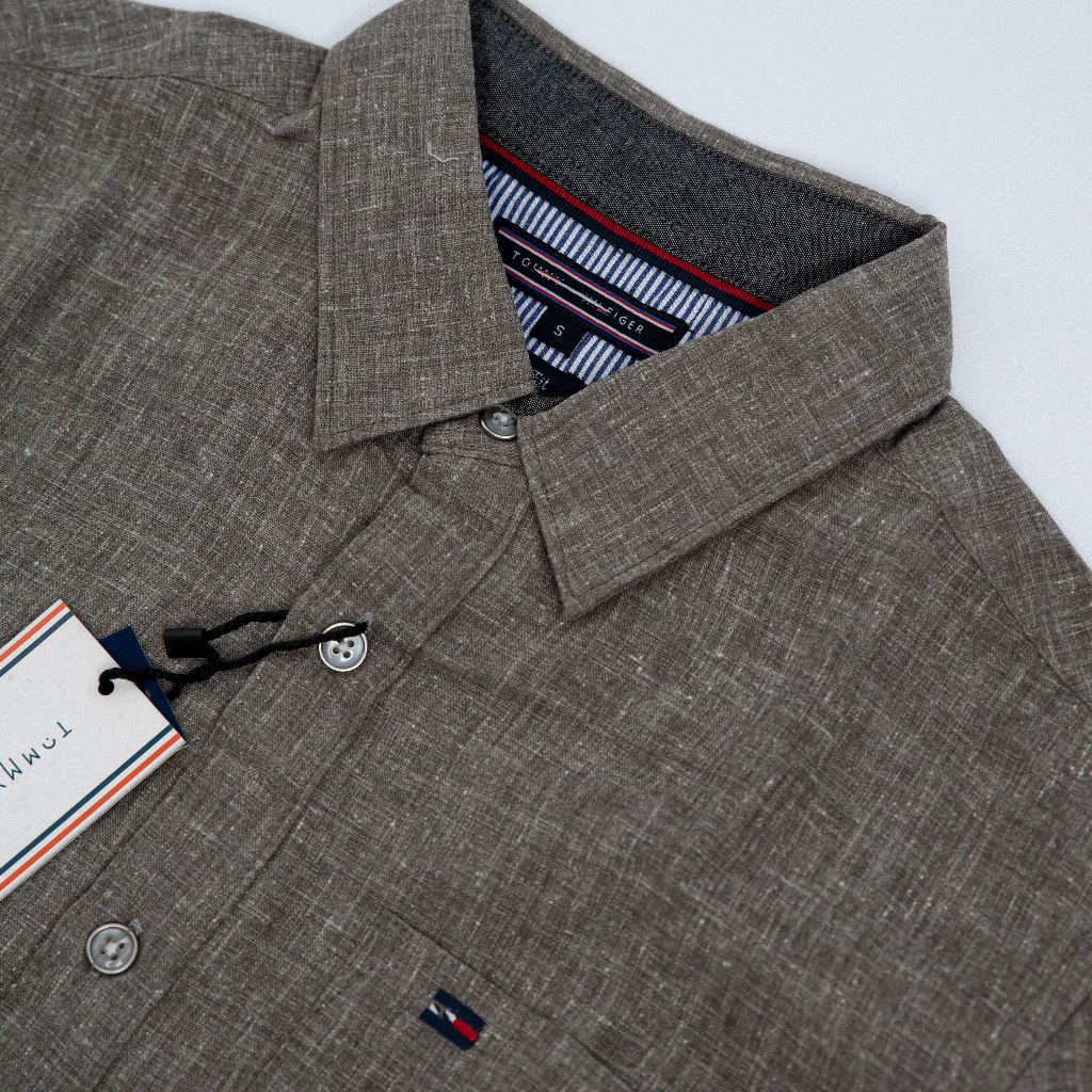Sơ mi nam tay dài Linen mỏng nhẹ thoáng mát rộng rãi, classic