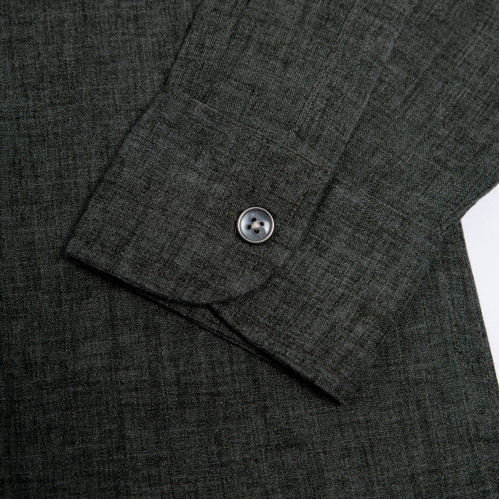 Sơ mi nam tay dài Linen mỏng nhẹ thoáng mát rộng rãi, classic