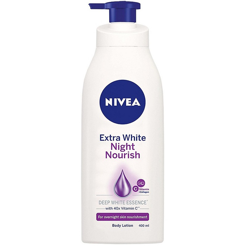 Sữa Dưỡng Thể Giúp Hỗ Trợ Sáng Da Ban Đêm Night White Nivea 400ml