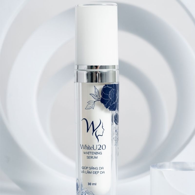 Serum White U20 dưỡng da trắng sáng đều màu và cải thiện làn da bị lão hóa